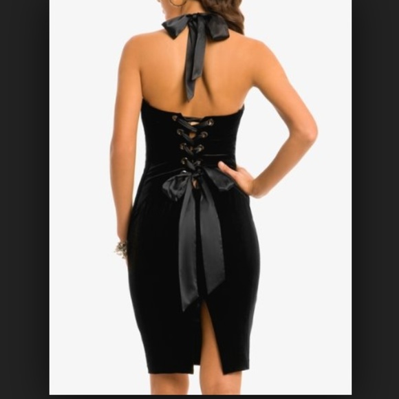 marciano velvet dress